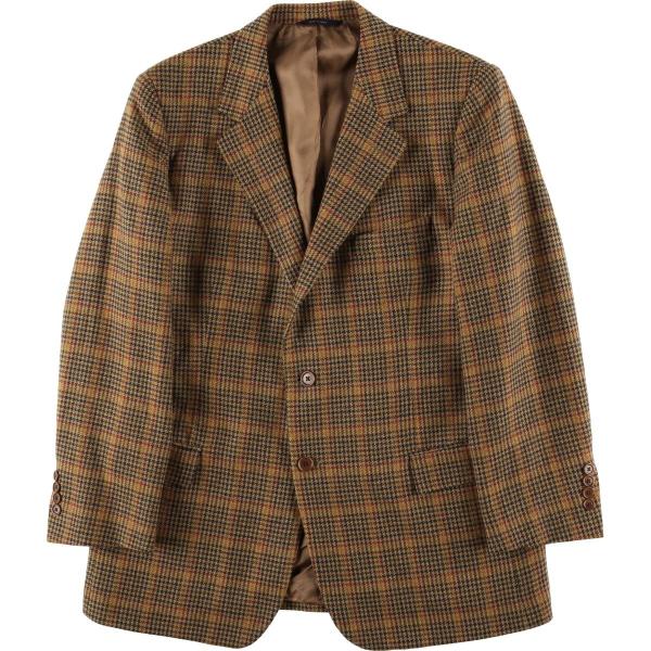 【美品 XL カシミヤ】ブルックスブラザーズ ニットテーラードジャケット 千鳥 jamtrading1_eaa583189