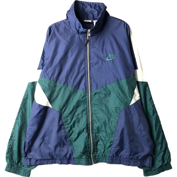 NIKE 古着 90年代 ナイキ ナイロンジャケット メンズXL相当