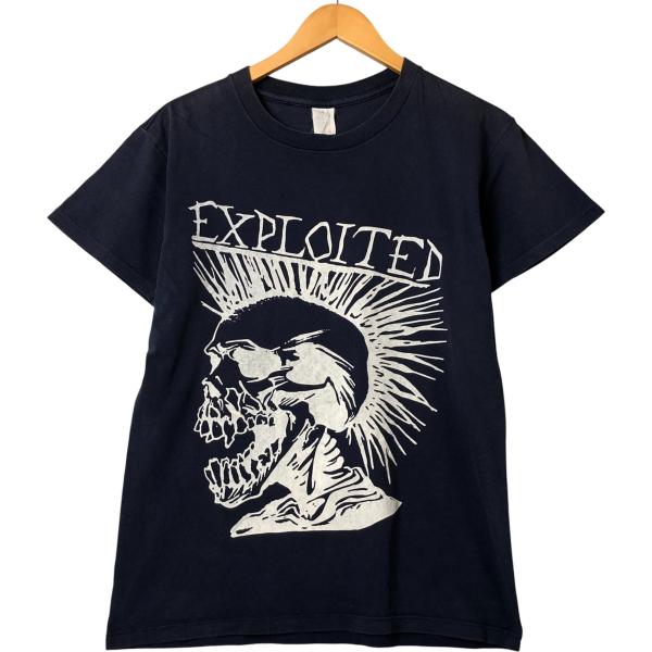 90's古着【EXPLOITED】バンドTシャツ 古着 90~00年代 The Exploited エクスプロイテッド ドクロ柄 スカル柄