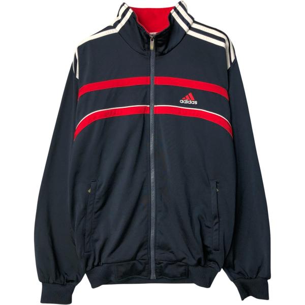 2015年製adidas古着トラックジャケットユヴェントスブラックホワイトT35 Adidas/Track Jacket（アディダス トラックジャケット）ブラック
