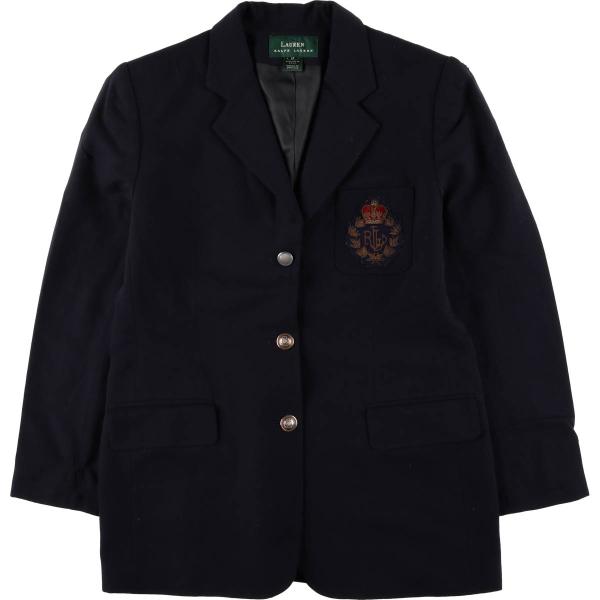 未使用級　ローレンラルフローレン　ベルト付き　ニット　テーラードジャケット ニット ダブルブレステッド ブレザー （テーラードジャケット