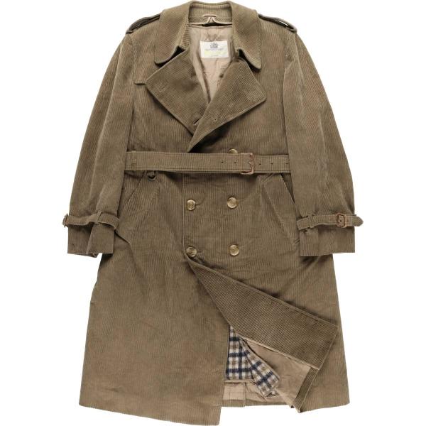 Aquascutum（アクアスキュータム） 古着 コーデュロイ トレンチコート