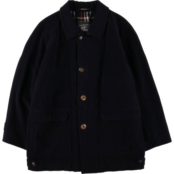 BURBERRY 古着 バーバリー Burberry's ウールハーフコート メンズXL