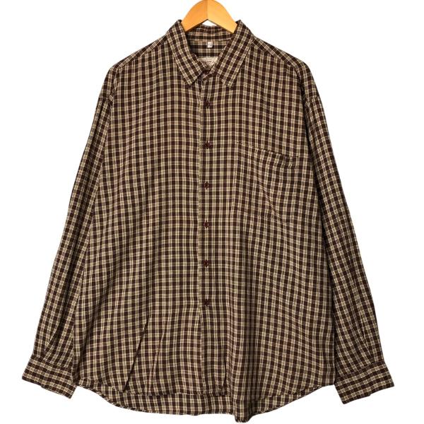 ARMANI JEANS 90s イタリア製 デッドストック　チェックシャツ ARMANI（アルマーニ） 古着 ARMANI JEANS チェック柄 長袖 シャツ