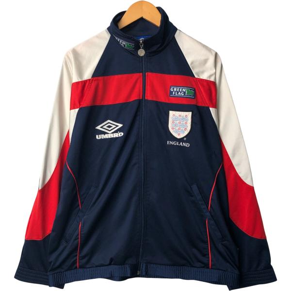 90's UMBRO アンブロ ENGLAND イングランド トラックジャケット umbro 古着 90年代 アンブロ UMBRO イングランド代表 ジャージ