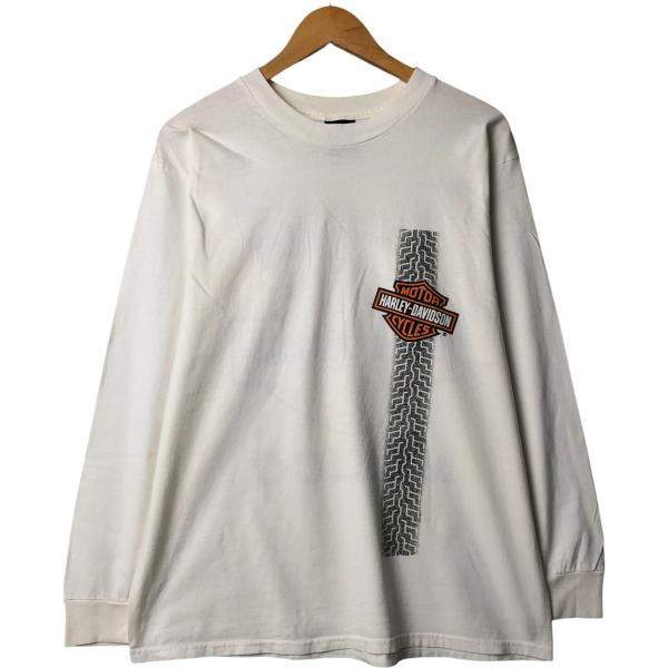 古着 ハーレーダビッドソン Harley-Davidson モーターサイクル ロングT  