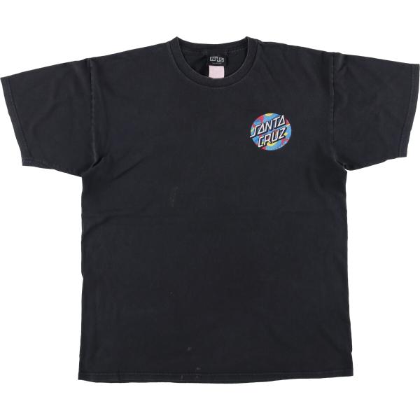 古着 NHS SANTA CRUZ サンタクルーズ サーフ スケートTシャツ メンズL