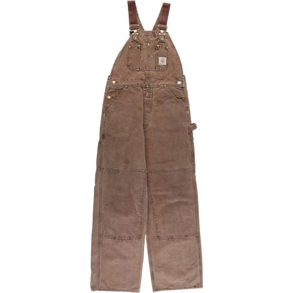 Carhartt 古着 カーハート ダブルニー ダック オーバーオール メンズ