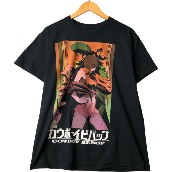 COWBOY BEBOP/アニメキャラTシャツ 古着 COWBOY BEBOP カウボーイビバップ アニメ キャラクタープリントT