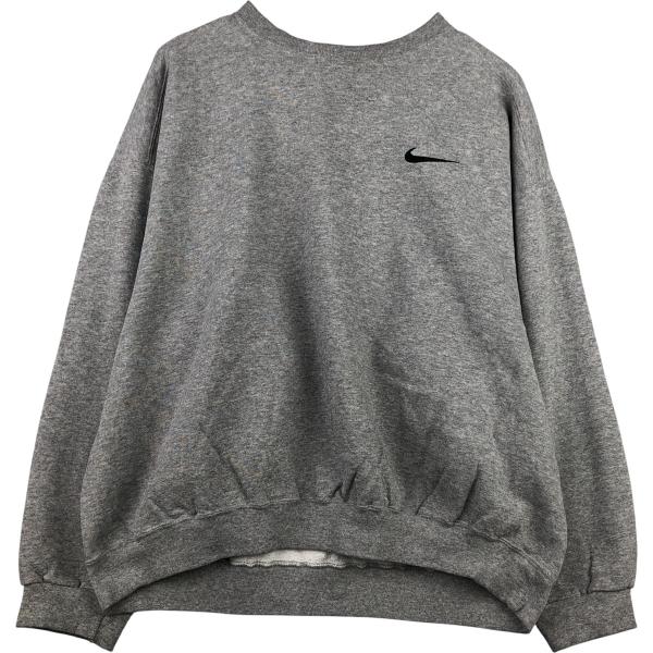 NIKE 古着 90年代 ナイキ ワンポイントロゴスウェットシャツ