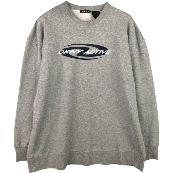 新品ダナキャランDKNYSPORTロゴスウェットトレーナーMオーバーサイズ