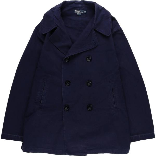 古着 ラルフローレン Ralph Lauren POLO by コットン ピーコート P