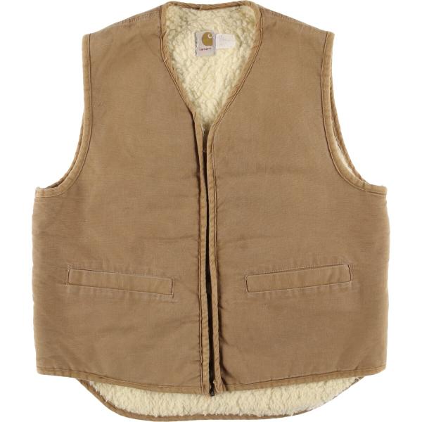 Carhartt（カーハート） 古着 中綿入り ダックベスト USA製 メンズS