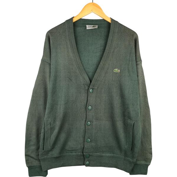 70〜80s CHEMISE LACOSTE ラコステ　カーディガン　フランス製 LACOSTE（ラコステ） 古着 70~80年代 LACOSTE CHEMISE フレンチ