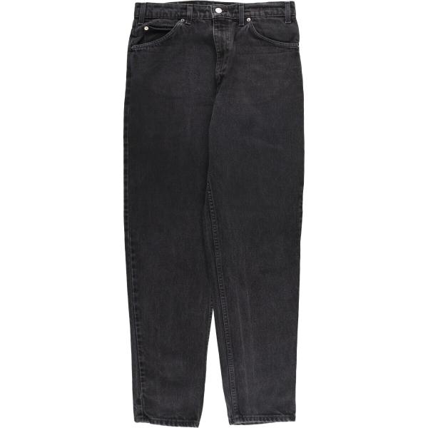 古着 リーバイス Levi's 550 RELAXED FIT TAPERED LEG オレンジタブ ブラックデニム テーパードデニムパンツ メンズw32相当 /eaa589213 Levi's（リーバイス） 古着 Levi's 550 RELAXED FIT TAPERED LEG