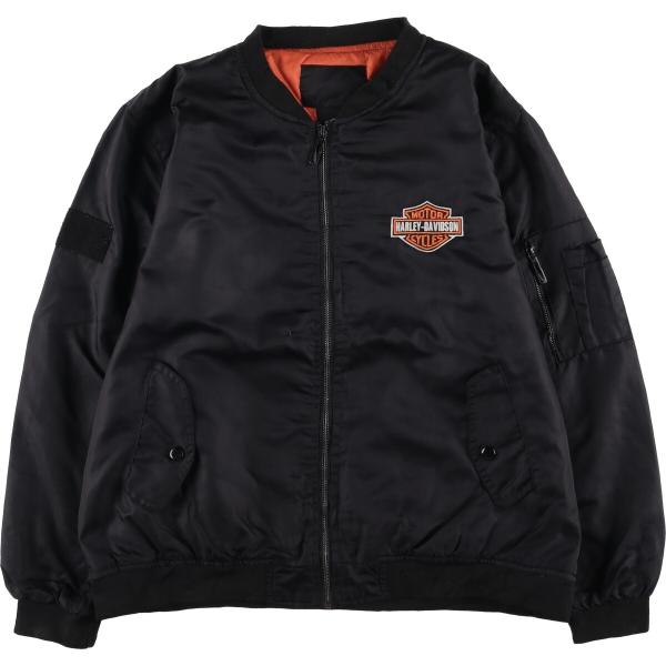 Harley-Davidson MA-1ジャケット M 古着 ハーレーダビッドソン Harley-Davidson MA-1タイプ 中綿入り