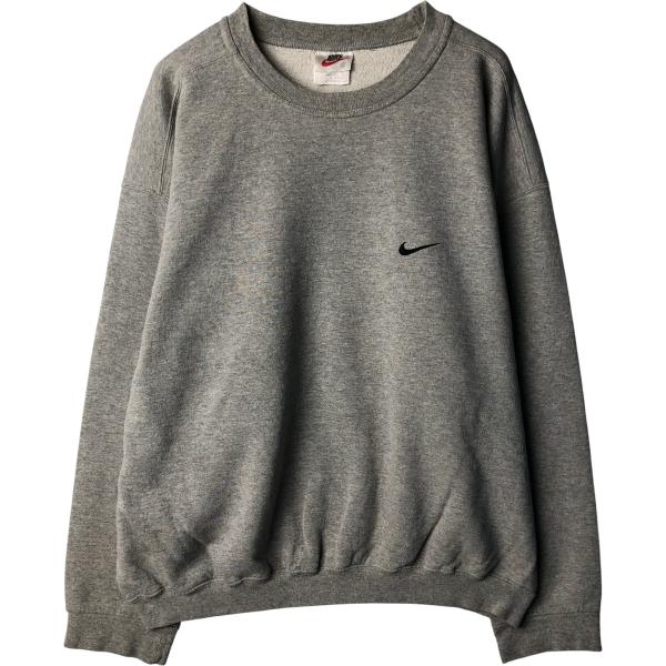 古着 90年代 ナイキ NIKE ワンポイントロゴスウェットシャツ トレーナー メンズXL相当 ヴィンテージ/eaa590155 NIKE（ナイキ） 古着 90年代 ワンポイントロゴスウェットシャツ