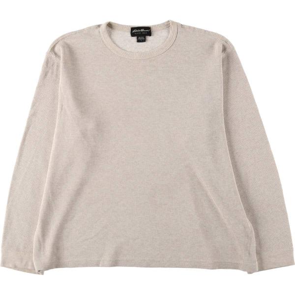 Eddie Bauer 古着 00年代 エディーバウアー サーマルロンT ワッフル