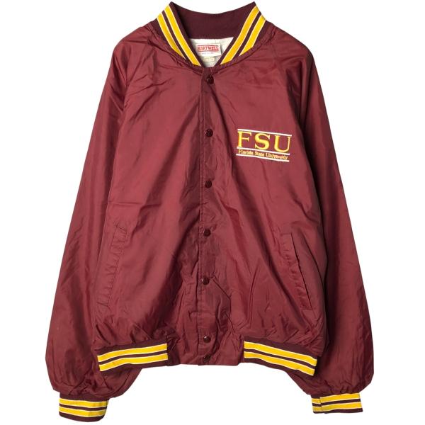 古着 80年代 HARTWELL カレッジ ナイロンスタジャン アワード