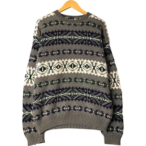 GAP（ギャップ） 古着 90年代 オールドギャップ フェアアイル柄 ニット
