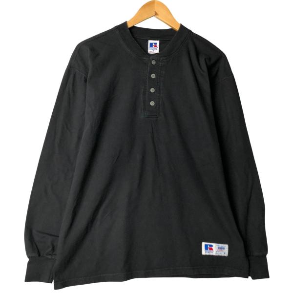 古着 ~90年代 ラッセル Russell HIGH COTTON ヘンリーネック ロングT