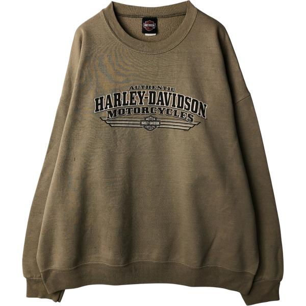 Harley Davidson ハーレーダビッドソン 長袖 トレーナー 古着 00年代 ハーレーダビッドソン Harley-Davidson アドバタイジング