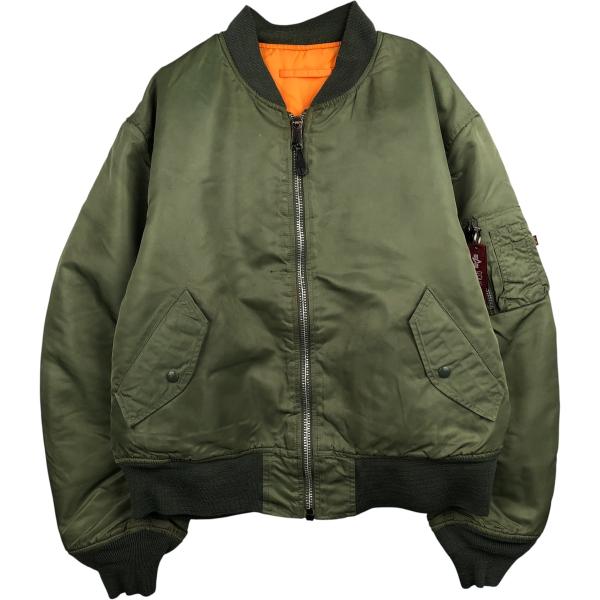 古着 民間品 アルファ ALPHA MA-1タイプ ミリタリー フライト