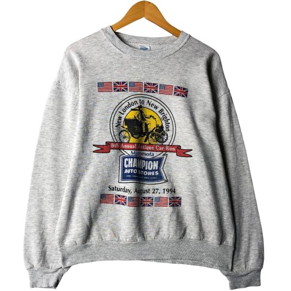 古着 90年代 ベルバシーン VELVA SHEEN 国旗柄 プリントスウェットシャツ トレーナー USA製 メンズL相当 ヴィンテージ /eaa591952 【SS2603_10】