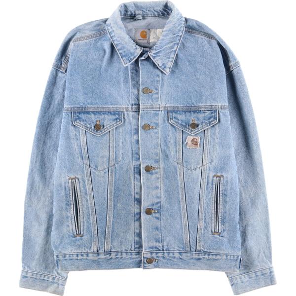 カーハートヴィンテージデニムジャケット Carhartt 古着 90年代 カーハート デニムジャケット Gジャン メンズM