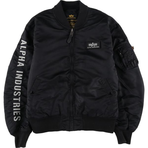 古着 民間品 アルファ ALPHA MA-1タイプ 中綿入り ミリタリー フライト