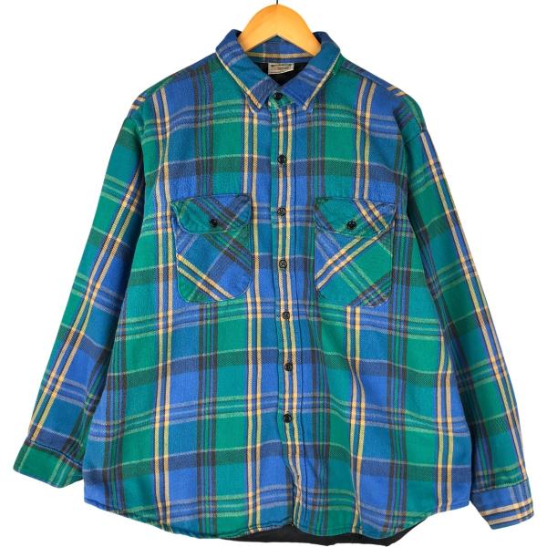 古着 90年代 ファイブブラザー Five Brother 長袖 ヘビーネルチェック