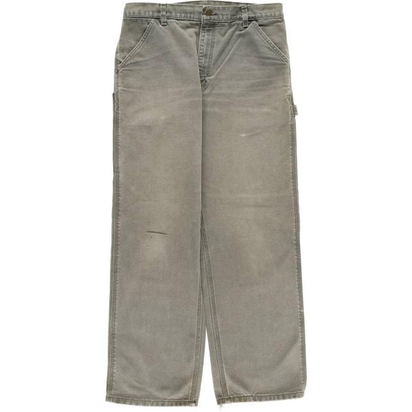 00年代 Carhartt ダックペインターパンツ USA製 メンズw35相当 00年代 Carhartt カーハート ダブルニー ダック ペインターパンツ