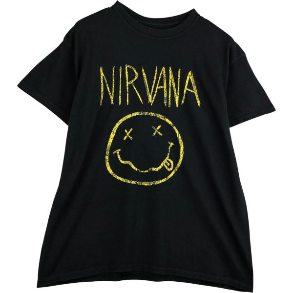 古着 NIRVANA ニルヴァーナ バンドTシャツ バンT メンズL相当