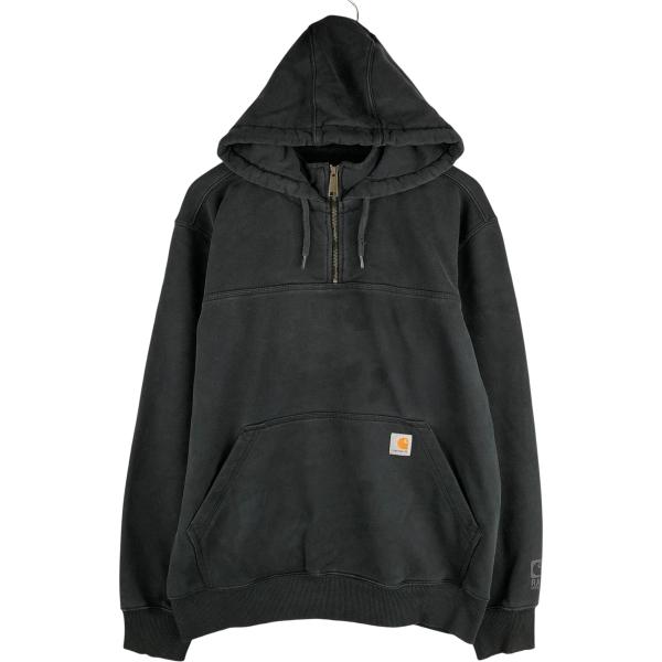 Carhartt 古着 カーハート Loose Fit スウェットハーフジップパーカー