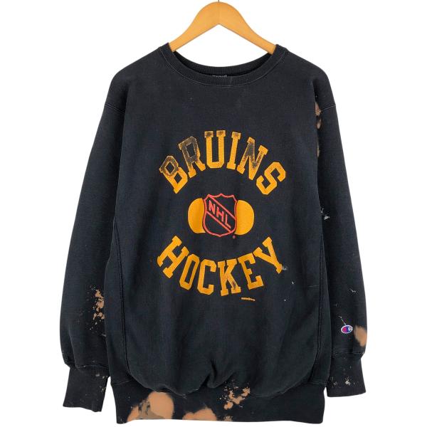 Champion（チャンピオン） 古着 90年代 リバースウィーブ 刺繍タグ NHL