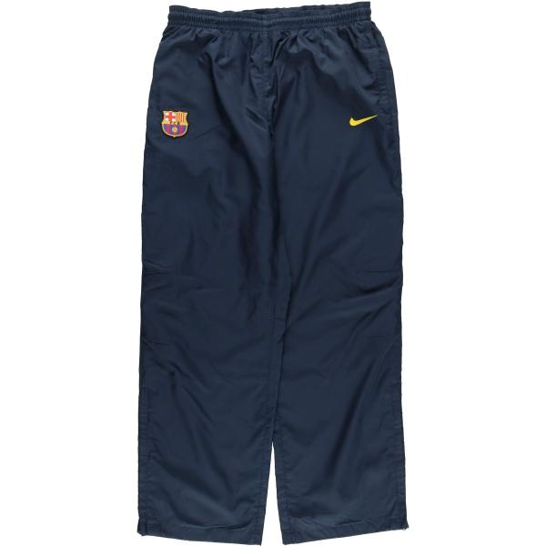 古着 Nike NBA レイカーズ トラックパンツ XL シャカシャカ　M491 NIKE（ナイキ） 古着 ウォームアップパンツ ラ リーガ バルセロナ