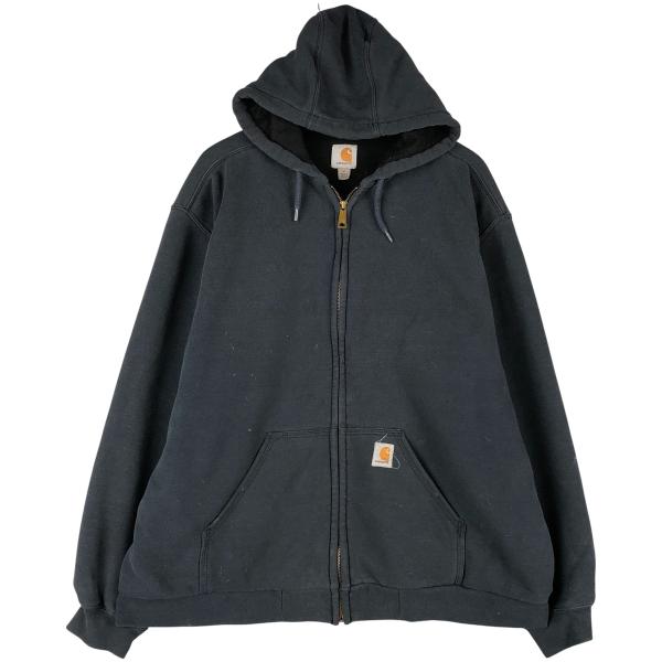 Carhartt（カーハート） 古着 スウェットフルジップパーカー メンズXL