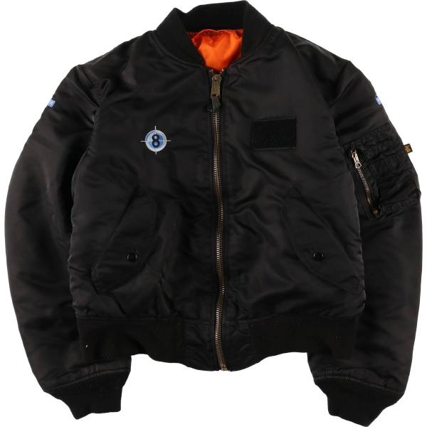 古着 90年代 民間品 アルファ ALPHA MA-1タイプ 中綿入り ミリタリー