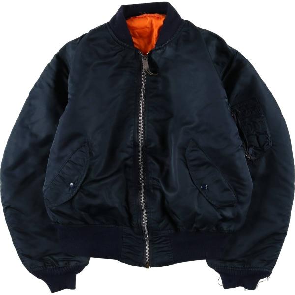 古着 90年代 民間品 アルファ ALPHA MA-1タイプ 中綿入り ミリタリー