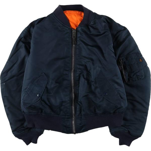 古着 90年代 民間品 アルファ ALPHA MA-1タイプ 中綿入り ミリタリー