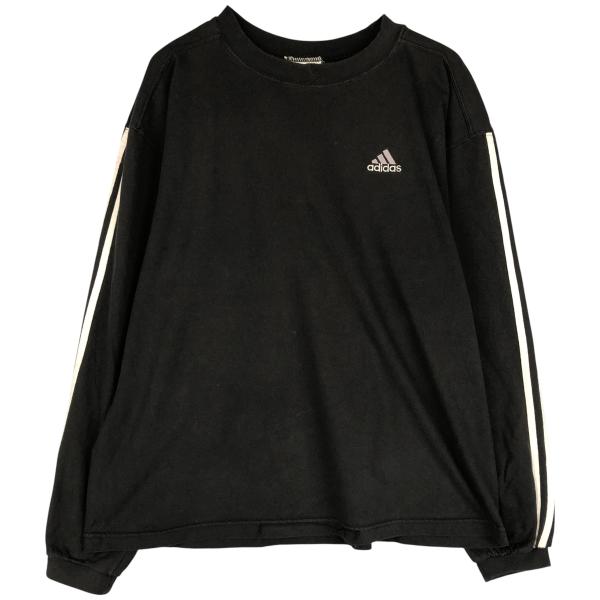 old adidas アディダス　ロンＴ　ビンテージ　フェード adidas（アディダス） 古着 90~00年代 ロングTシャツ ロンT メンズM