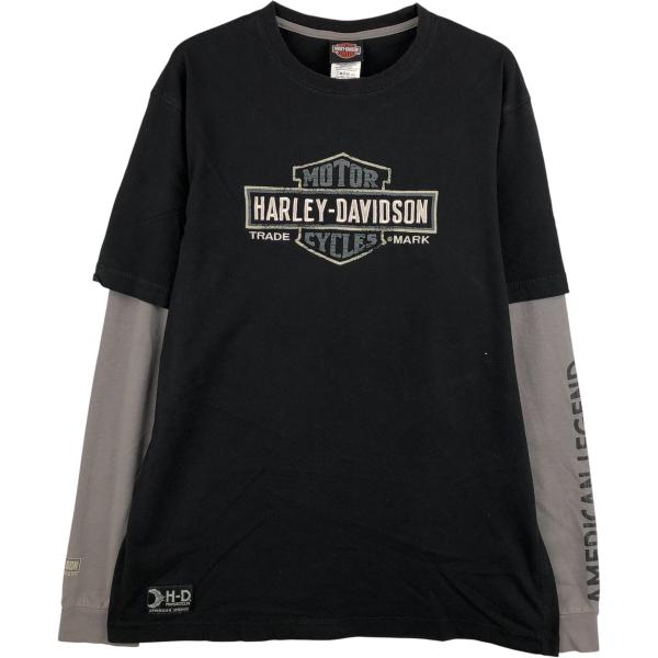 HARLEY DAVIDSON ロンT ハーレーダビッドソン BARTELS 古着 ハーレーダビッドソン Harley-Davidson ロングTシャツ ロンT