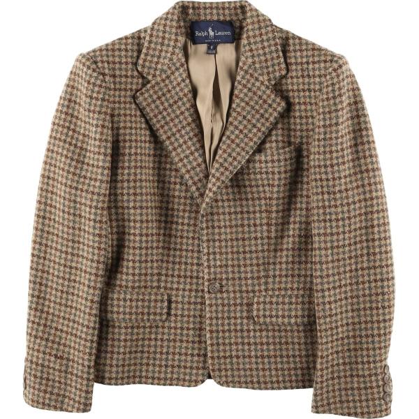 古着 90年代 ラルフローレン Ralph Lauren チェック柄 ウール