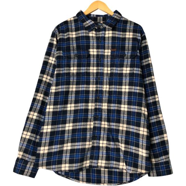 古着 オービス ORVIS 長袖 ヘビーネルチェックシャツ メンズXL相当 /eaa598322