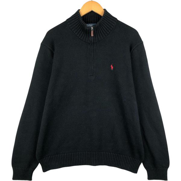 古着 ラルフローレン Ralph Lauren POLO by コットンニットハーフ
