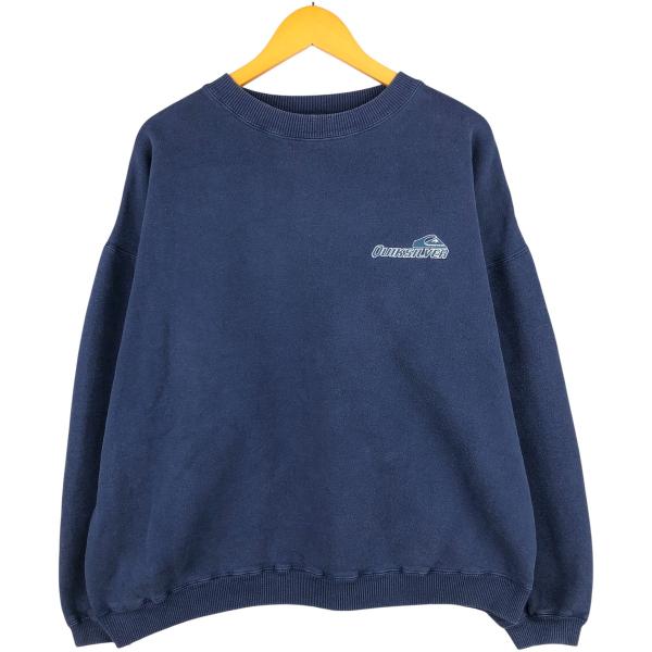 古着 90年代 Quiksilver ロゴスウェットシャツ トレーナー メンズXL
