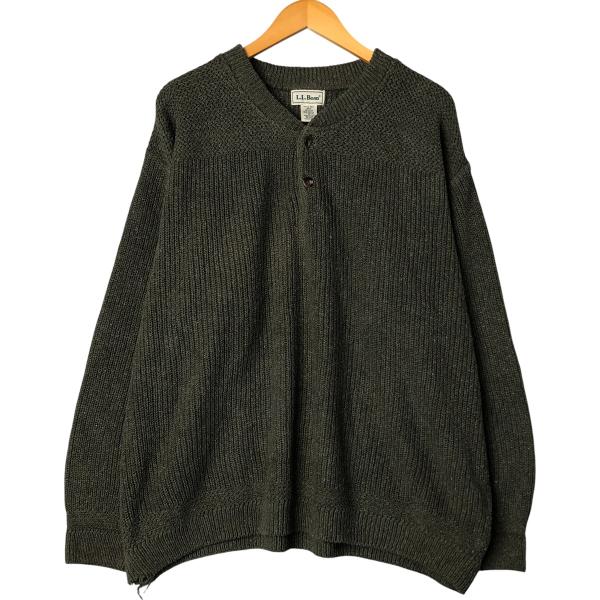 L.L.Bean（エルエルビーン） 古着 80~90年代 ヘンリーネック コットン
