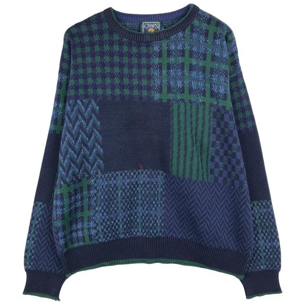 古着 90年代 ラルフローレン CHAPS チャップス チェック柄 総柄