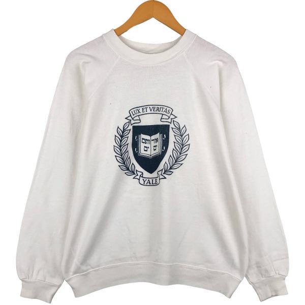 古着 80年代 ヘインズ Hanes 青タグ YALE イエール大学 カレッジスウェットシャツ トレーナー USA製 メンズL相当 ヴィンテージ/eaa599797 Hanes（ヘインズ） 古着 80年代 青タグ YALE イエール大学 カレッジ