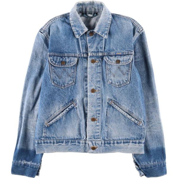 90s〜00s WRANGLER ラングラー デニムジャケット 青タグ LL Wrangler（ラングラー） 古着 90年代 デニムジャケット メンズS相当